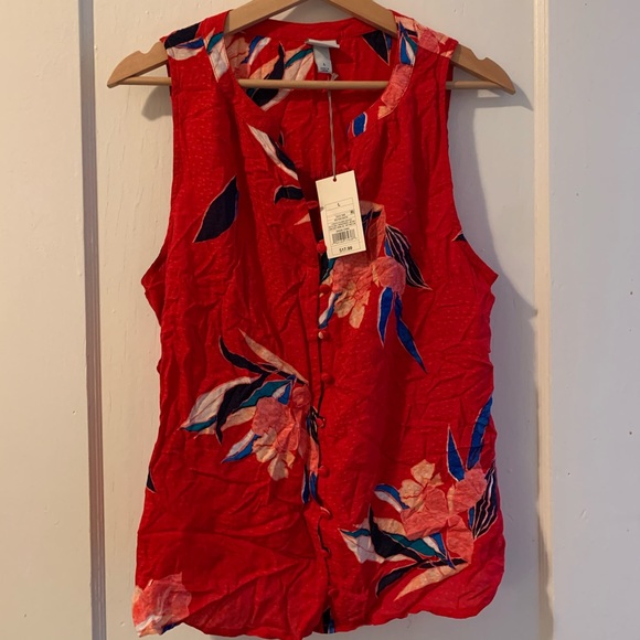 a new day Tops - lg sleeveless blouse nwt